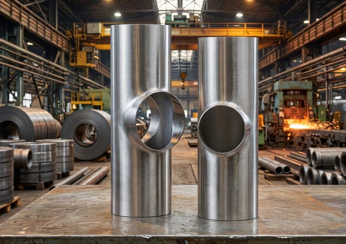 Stainless steel pipe collaring