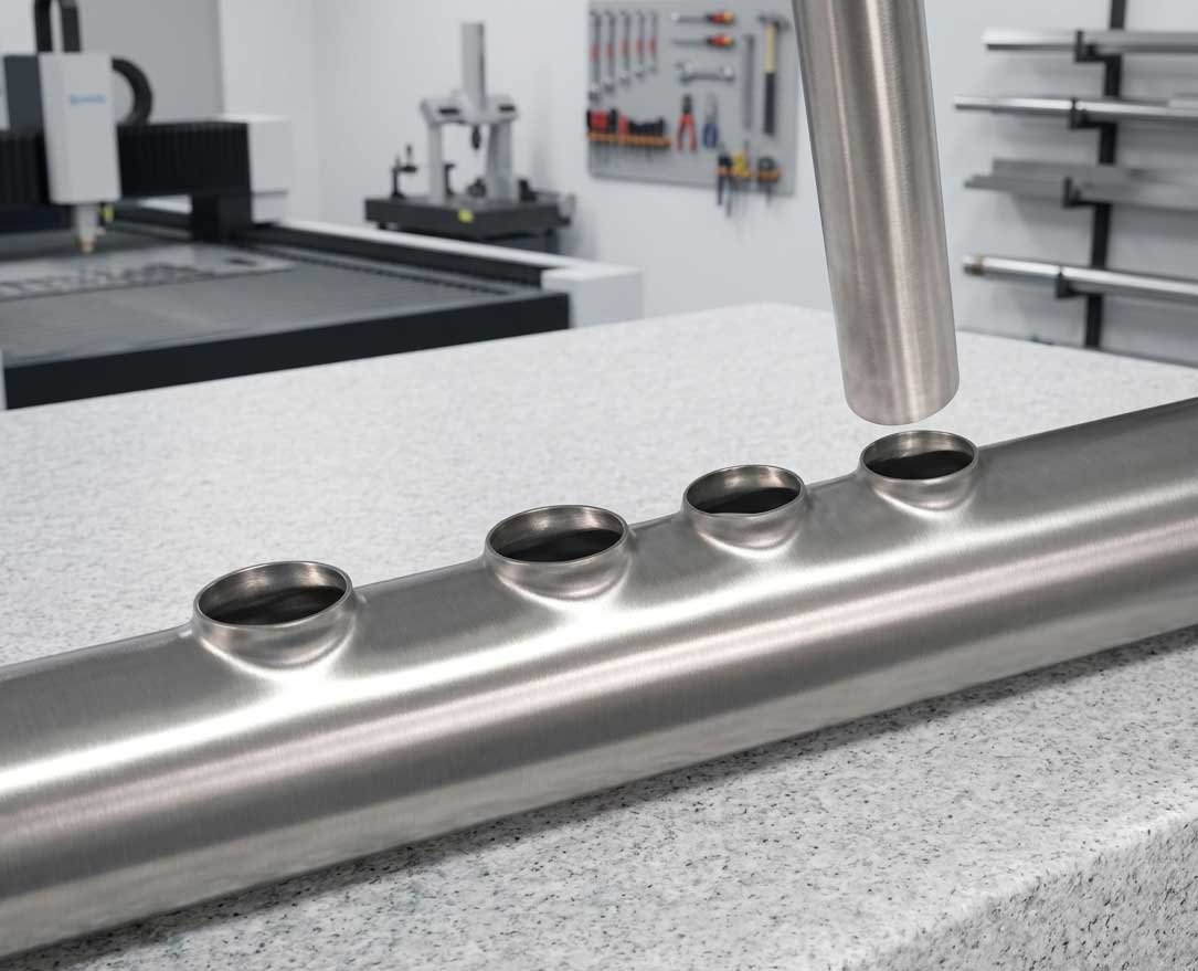 Stainless steel pipe collaring Minnesota