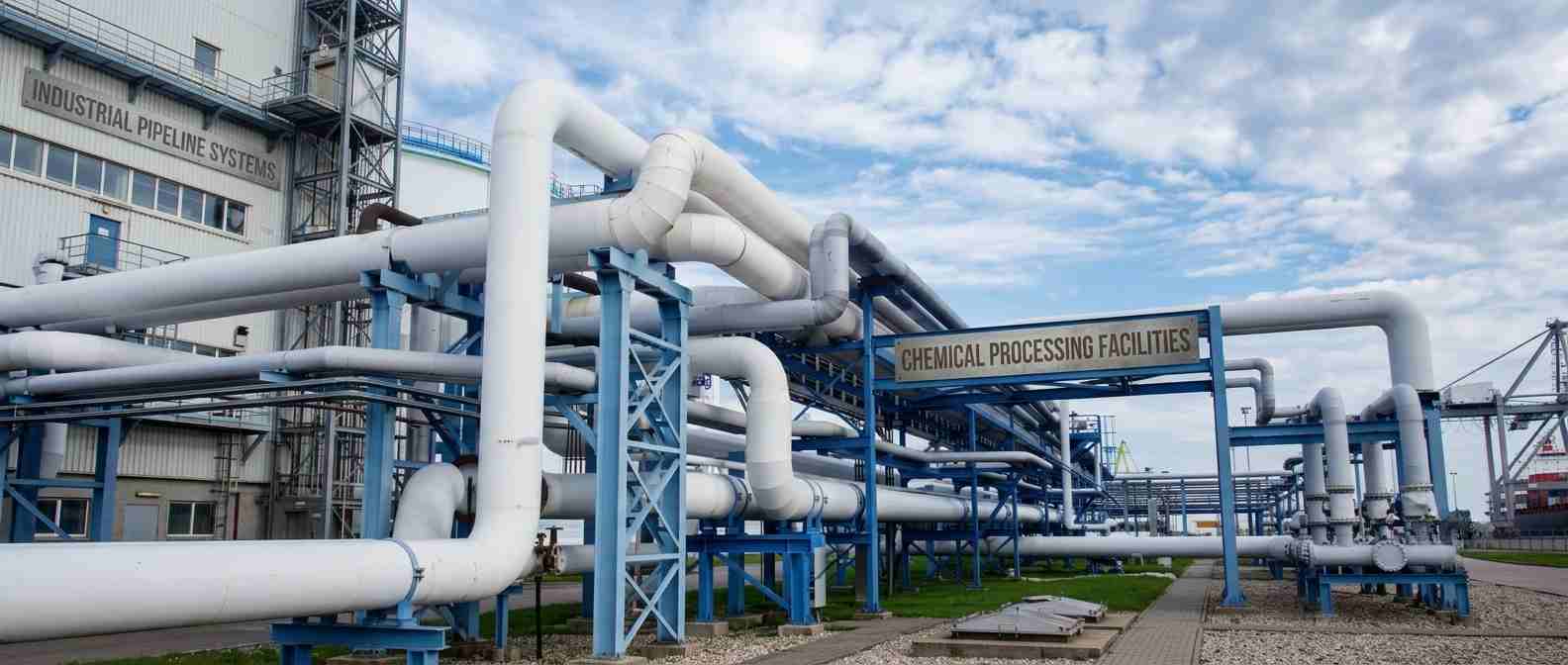 Pipe branching solutions for chemical processing